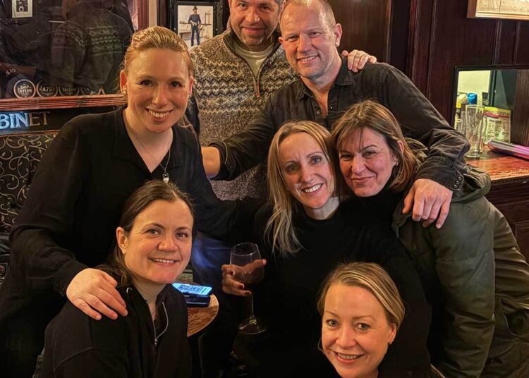 Members of The Snowman's orchestra (from top): Sam Walton, Jeremy Young, Gemma Hawkins, Faith Leadbetter, Clare Findlater, Louise Hunt and Dawn Hardwick. Photo: Gemma Hawkins