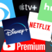 Logos of major streaming platforms, including Netflix, Spotify, Hulu, Disney+, Apple TV+, Prime Video, YouTube Premium, and CBS All Access, are displayed in a digital collage. Photo credit: https://d1qxviojg2h5lt.cloudfront.net/images/01DT09FQC9HRGEEWVJ74XPYNVN/freepremiums570c.png