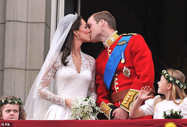 That kiss! Prince William and Kate Middleton shared a very public kissing on the balcony of Buckingham Palace following their wedding at Westminster Abbey