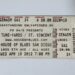A concert ticket from 2012 for Tune-Yards and St. Vincent at House of Blues San Diego cost $20 plus $5 service fees.