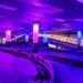 High speed go kart track inside Zap Zone XL in Portage, MI. (Collin Rogers/WWMT){p}{/p}