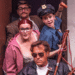 Felicia Hall, Nicholis Sheley, Charlotte Hecker and Will Hughs in The Theatre Group at SBCC’s production of 'Unnecessary Farce' by Paul Slade Smith. (Courtesy photo)