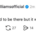 social media post conveying an individuals feelings about missing an event