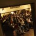 An audience at a theater show.