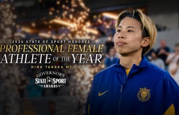 Utah Royals FC Forward Mina Tanaka Named Utah Professional Female Athlete of the Year