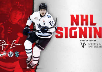 VP Sports & Entertainment presents: Vees alternate captain Evers signs with Seattle Kraken