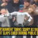 Watch here: Entertainment turns scary as dancing robot slaps child during public show