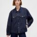 UltraSoft Oversized Balloon-Sleeve Icon Denim Jacket