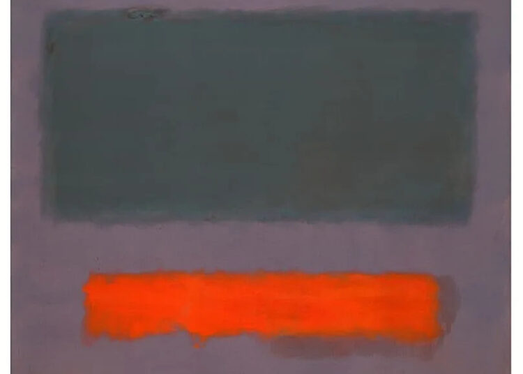 Mark Rothko Gray, Orange, Maroon No. 8 1960 oil on canvas 229 × 258.5 cm