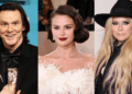 From left: Jim Carrey, Selena Gomez and Avril Lavigne.