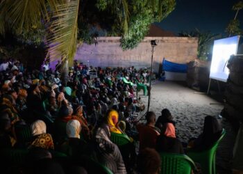 MEDEA Screening Audience in Tanzania. Captured by James Roh for Pura