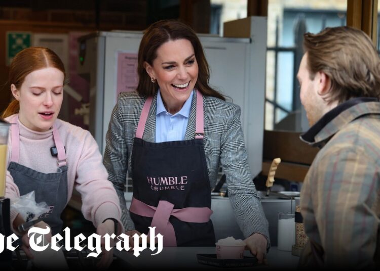 William and Catherine serve up a right royal crumble