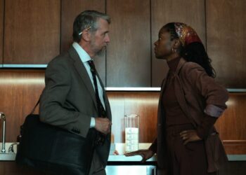 Alan Ruck and Danielle Deadwyler in 'Rooster' Season 1