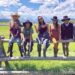 L to R: Kendall Jenner, Khloe Kardashian, Penelope Disick, Mason Disick, Khloé Kardashian, Kourtney Kardashian, Kris Jenner and Corey Gamble in Wyoming in 2020Credit: Kim Kardashian/Instagram