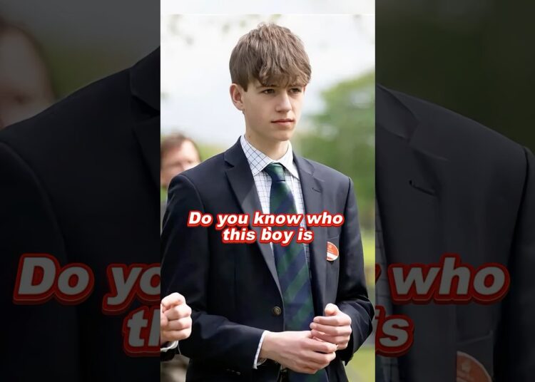 Do you know who this boy is #princewilliam #princejames #queencamilla #royal