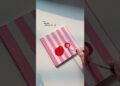 Day 1/10 🍒 Easy Aesthetic Mini Canvas Painting #shorts #aestheticart #art #acrylicpainting #easyart