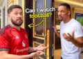 Asking Celebrities To Watch Football in THEIR Home