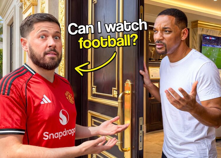 Asking Celebrities To Watch Football in THEIR Home