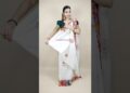 Bengali Saree Draping Tutorial 😍 Royal Bengali Drape in Seconds!