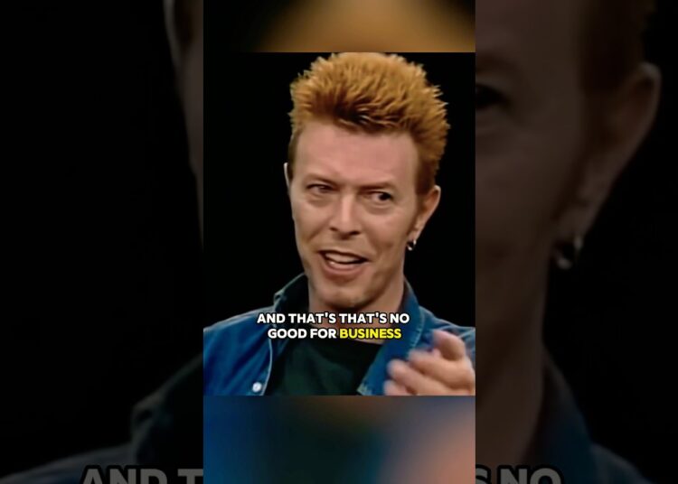 David Bowie said the Art world is a commerce establishment. #bowieforever