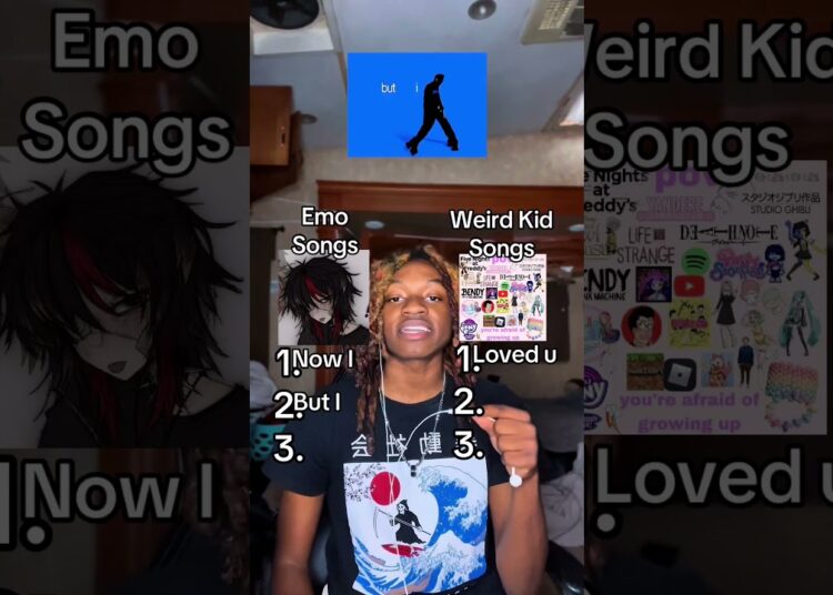 Emo Songs VS Weird Kid Songs! #weirdkid #emo #music #quiz
