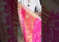 Rani Bandhani Gajji Silk Saree 👑 Gota Patti Royal Look #shorts #reels #bandhanisaree #latest #saree