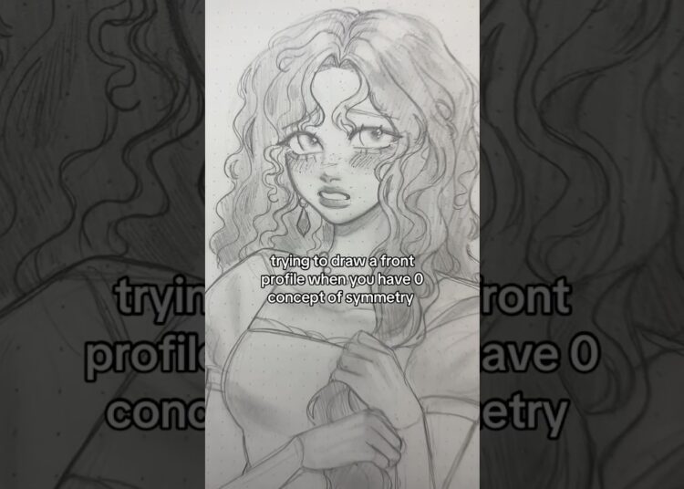 3/4 profiles for the win 😜 #art #drawing #artist #relatable #sketch