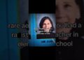 you had a r*cist music teacher in elementary school