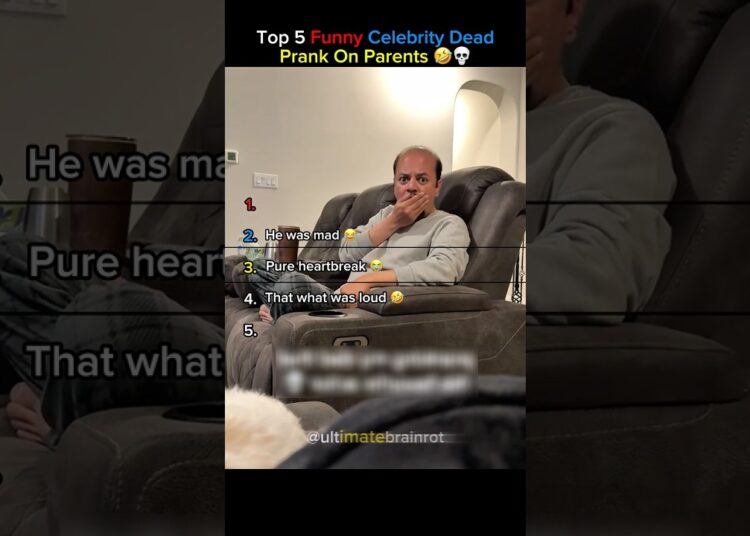 Top 5 Funny Celebrity Dead Prank On Parents (Parents Lost Control!) 🤣💀