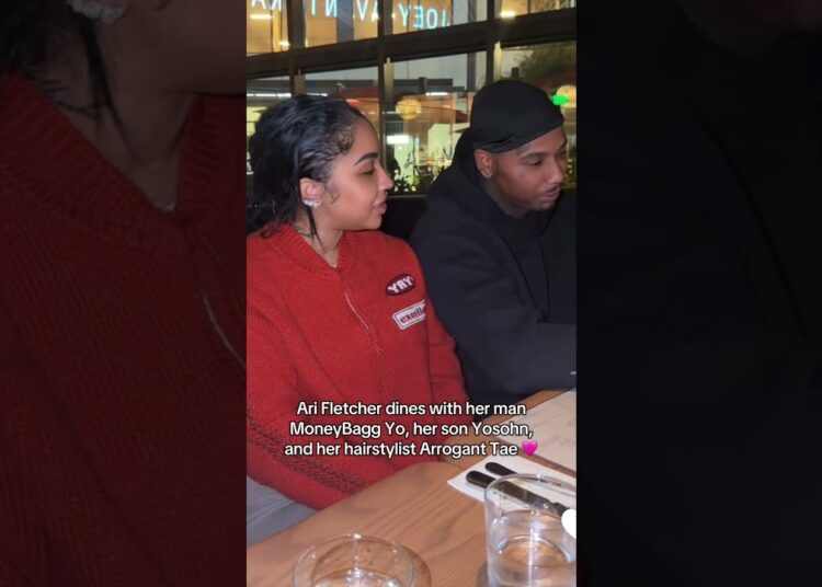 Ari Fletcher and MoneyBagg Yo Dine with Yosohn and Arrogant Tae #celebrity #rap