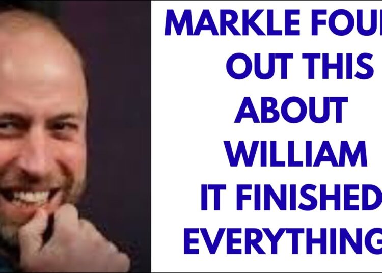 MARKLE’S BUST UP WITH WILLIAM OVER THIS ..#royal #meghan #princeharry