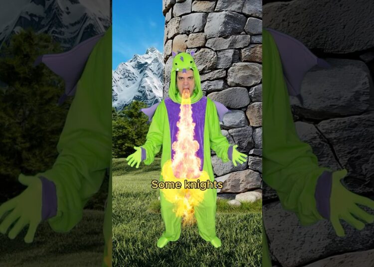 Dragon guards a princess #comedy #music #parody of Some Nights by fun.