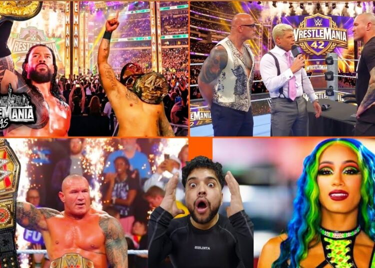WrestleMania 42 (2026) OMG! Rock Attacks Cody 😱 Roman NEW Champion | Highlights