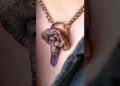 Made another mushroom pendant! #artist #howto #metal #jewelry #necklace #artist