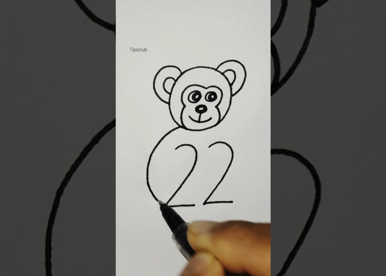 Monkey Arts ❤️❤️ #drawing #art #artist #easydrawing #tipsclub