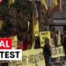 Royal Easter service gatecrashed by protesters | 7NEWS