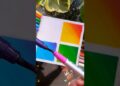 ❤️💛💚💙💜 scenery painting #art #creativeart #youtubeshorts
