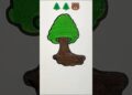 how to draw🌲🐻#satisfying#easydrawing#shorts#shortsdrawing#art