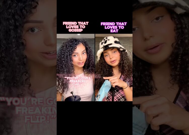 pov : The friend that loves to gossip & the friend that loves to eat ✨🤭 which one are you?