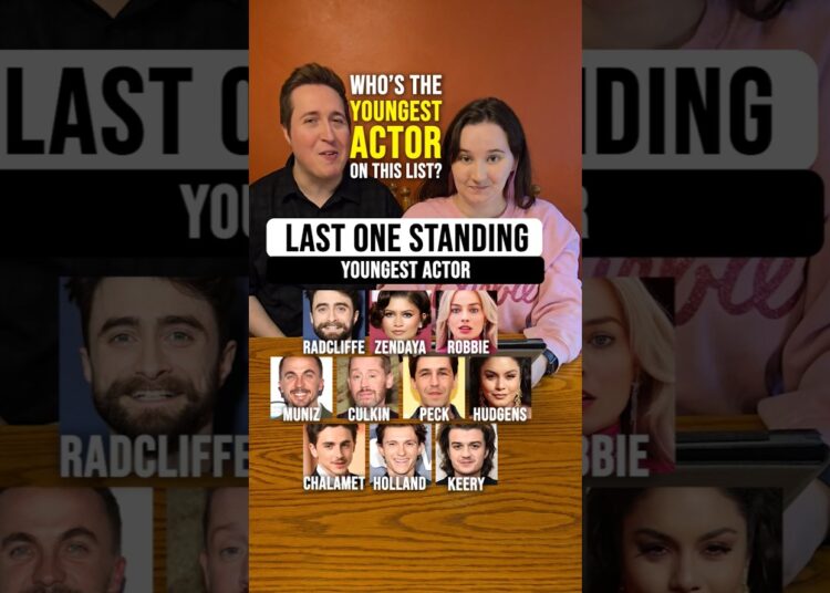 Who’s the Youngest Actor on this List? 🤔 #actor #celebrity #movie #hollywood #zendaya #tomholland