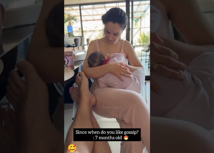 Since when do you like gossip. 7 months old 🥰 #shortsfeed