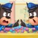 Which One Is Real Dobie | Safety Tips for Kids | Sheriff Labrador Police Cartoon