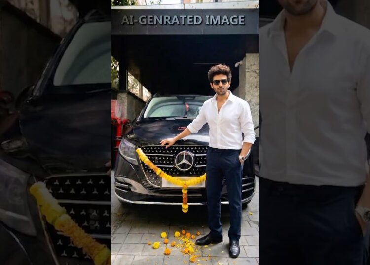 Kartik Aaryan New Mercedes V-Class #kartikaaryan #celebrity #newcar