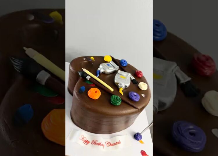 Let’s make a birthday cake fit for an artist