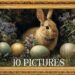 🐣 10 Vintage Easter Paintings | Frame TV Art | Cozy Easter Jazz Ambience | 4K