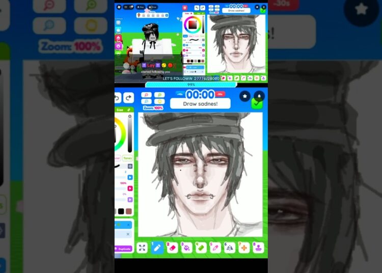 Draw me on ROBLOX✨♥️(pt.217) #roblox #robloxdrawing​#artist