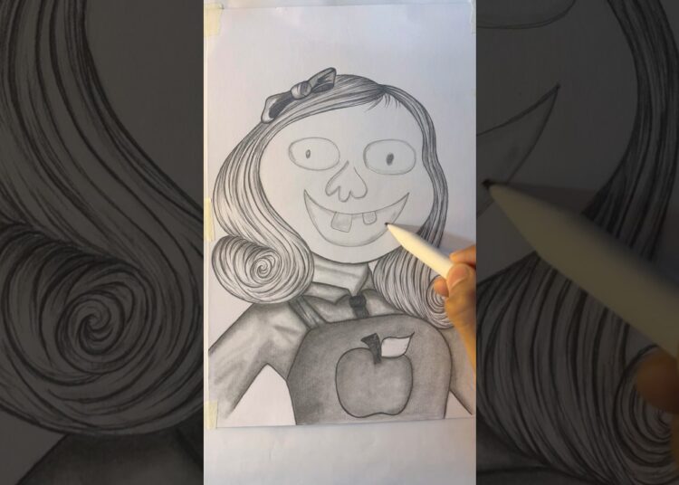 Miss delight drawing from poppy playtime. #howtodraw #art #drawing #artist #shorts