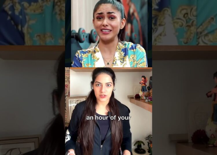 Exercise Mat Karo#mrunalthakur #celebrity #exercise #fatloss #foryou