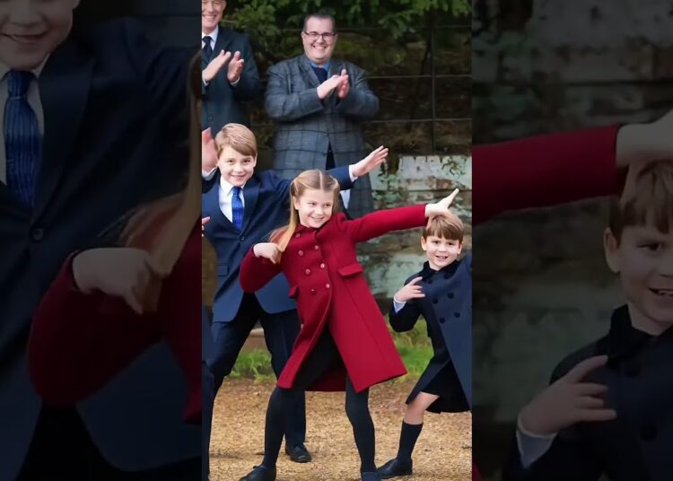 Charlotte and Louis make everyone go “wow”! 🤩#royal #princelouis #dance #princess #charlotte