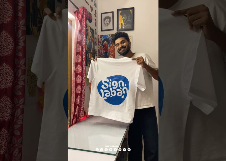 #day192 🤩🔥Sign Laban T-Design #pensiler #art #shorts #brand #branding #creative #vlog